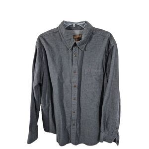 Northwest Territory Shirt Mens XL Gray Flannel‎ Long Sleeve Button Up